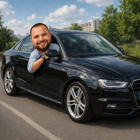 Дигитална карикатура "Кола"